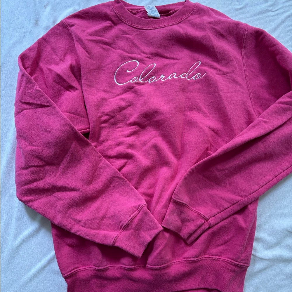 Cabela's Pink Crew Neck Sweater